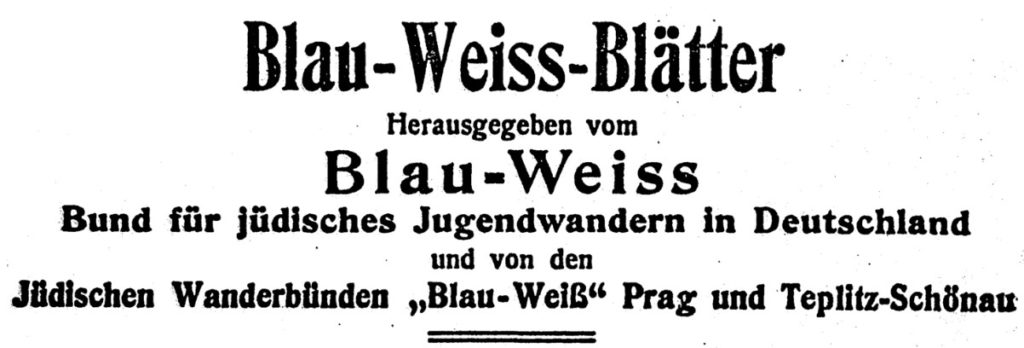 Blau-Weiss-Blätter