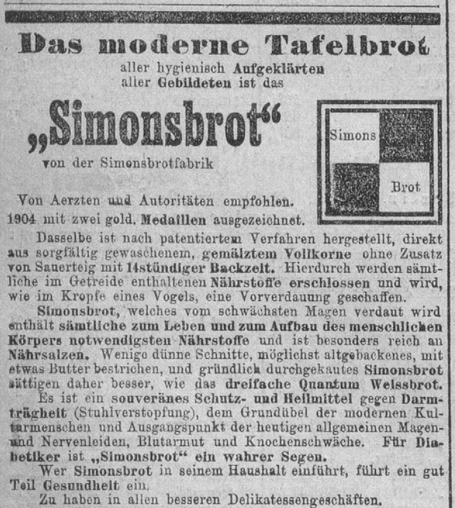 Simonsbrot von der Simonsbrotfabrik